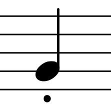 音符にある点 どう弾くの スタッカートと付点について やまもりのくま ピアノの先生が教えるピアノ上達の指南サイト